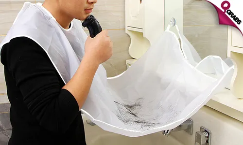 Hair Cutting Apron with Suction Hooks!